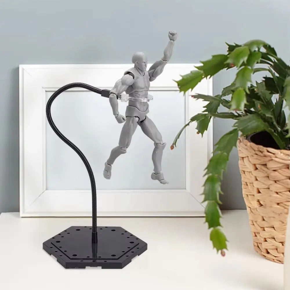 29cm Action Figure Display Stand – Adjustable Snake Tube Bracket Figure Display Stand Axl