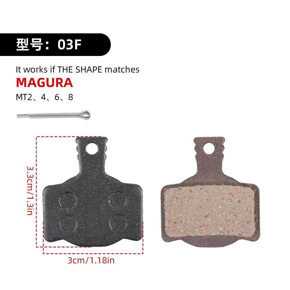 VXM Hydraulic Disc Brake Pads – MTB & Electric Scooter Disc Brake Pads Axl 03F