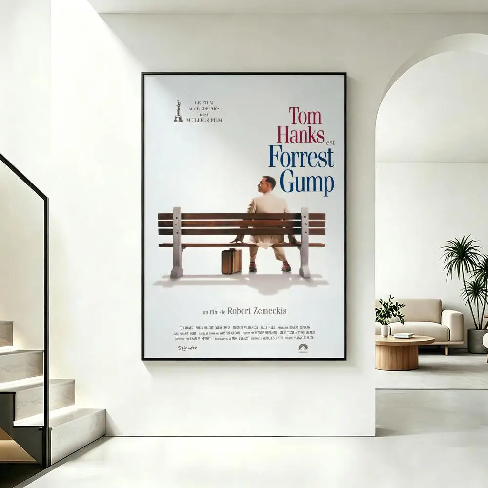 Forrest Gump Movie Poster – HD Art Print Wall Decor Movie Art Poster Axl