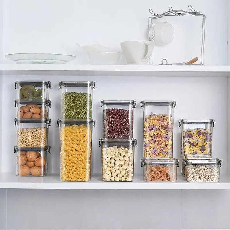 Airtight Transparent Food Storage Containers 460–1300ml Food Storage Containers Axl