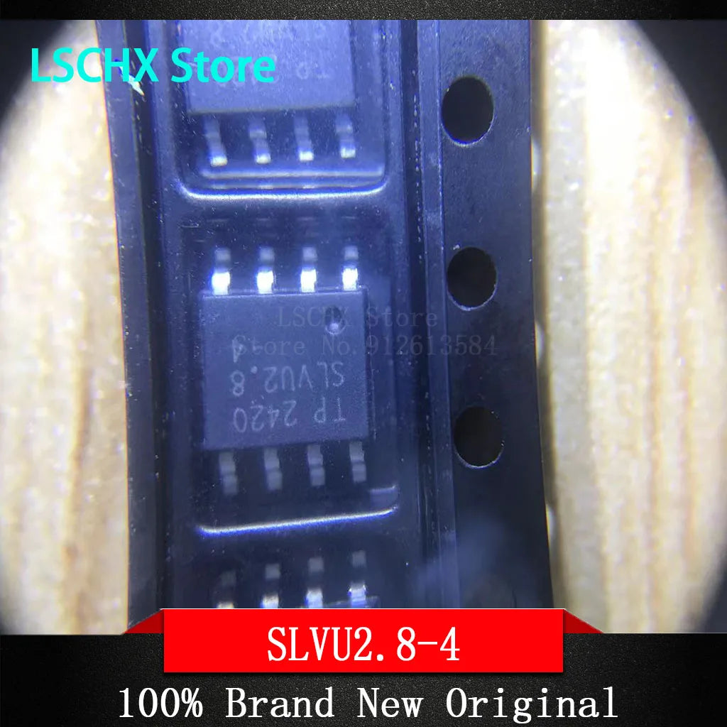50PCS SLVU2.8-4 SO-8 ESD & Surge Protection IC Array ESD Protection IC Axl