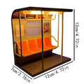 Retro Subway Train LED Table Lamp with 3 Swappable Posters LED Novelty Table Lamp Axl As show