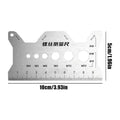 Stainless Steel Screw Thread Pitch Gauge – Bolt Size Checker Thread Pitch Gauge Axl Other