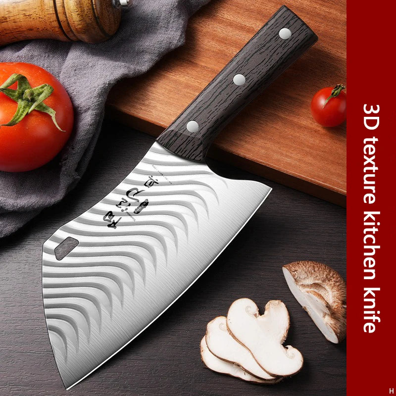 PLYS Forged Chef's Slicing Knife – Sharp Stainless Steel Blade Chef's Slicing Knife Axl 3D texture