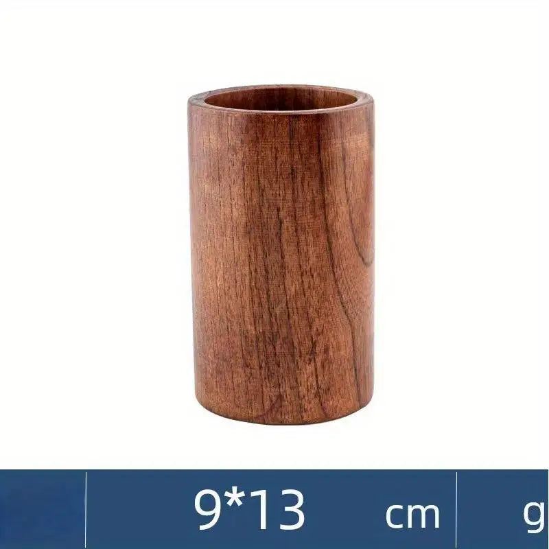 Wooden Chopstick Holder & Pen Storage Organizer – 13×9cm Utensil Holder Axl