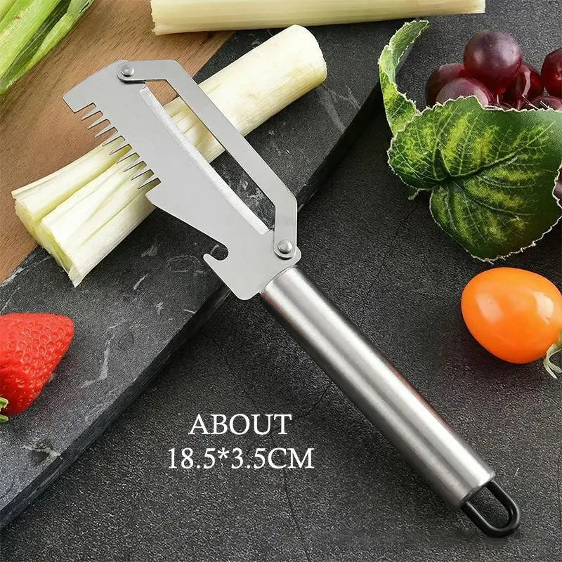 Stainless Steel Scallion Peeler Knife – 1/2/3 Pcs Set Vegetable Peeling Knife Axl