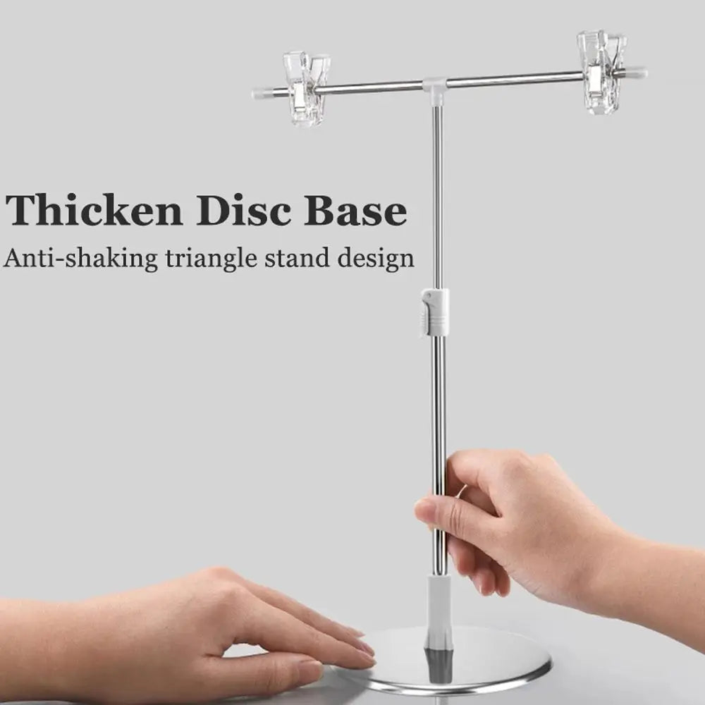 Adjustable T-Shape Backdrop Stand – Stainless Steel Photo Support Backdrop Stand Axl