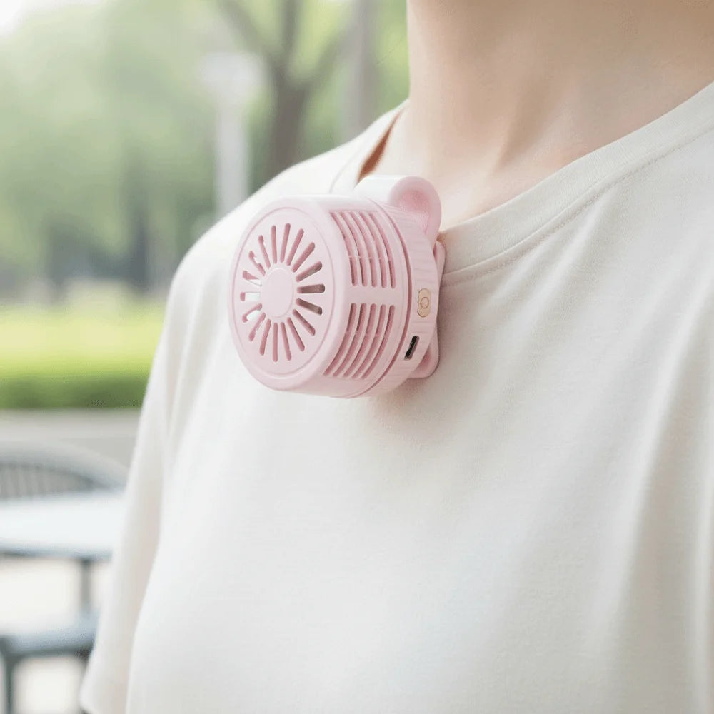 Portable Mini Bladeless Clip Fan – Handheld & Waist Clip Portable Clip Fan Axl