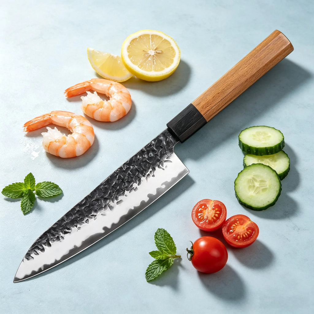 Hand Forged Cleaver Chef Knife – Sharp Stainless Steel Chef Cleaver Knife Axl