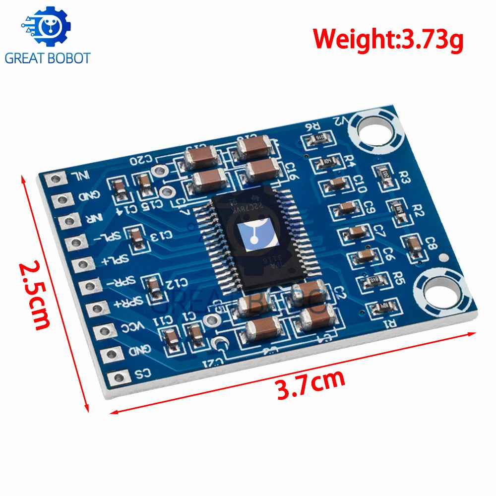 XH-M562 2×50W Class D Digital Amplifier Board TPA3116D2 Amplifier Board Axl