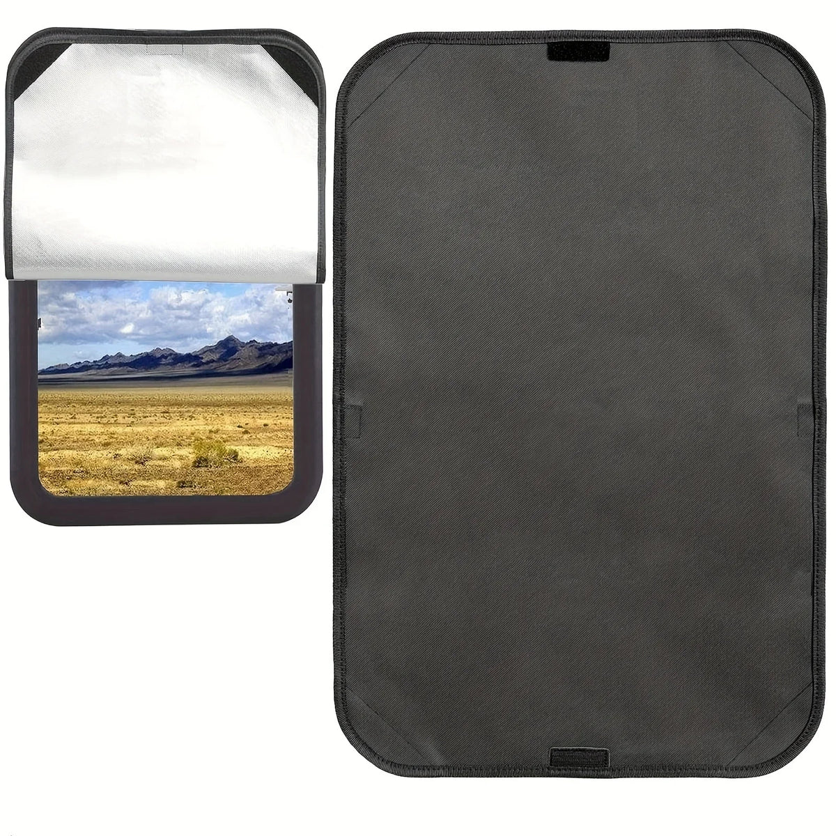 RV Door Window Shade Cover – Camper Privacy Sun Screen RV Window Shade Axl
