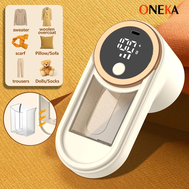 Rechargeable Fabric Shaver & Lint Remover – Sweater Defuzzer Fabric Shaver Axl