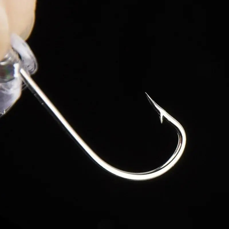 5-Pack Soft Fishing Lure Rigs – Barbed Hooks & Glow Bait Jigs Fishing Lure Rigs Axl