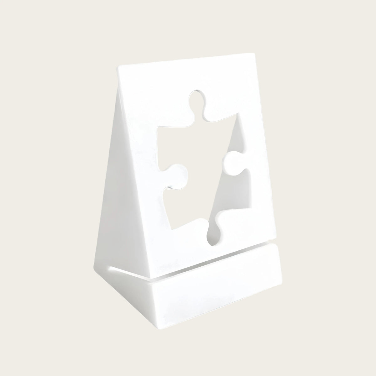 Plastic Puzzle Poster Display Stand – Collectible Showcase Puzzle Display Stand Axl White-1pc