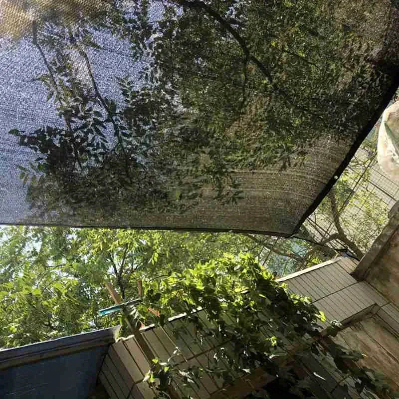 8-Pin Black HDPE Anti-UV Sun Shade Net – Pergola & Greenhouse Sun Shade Net Axl