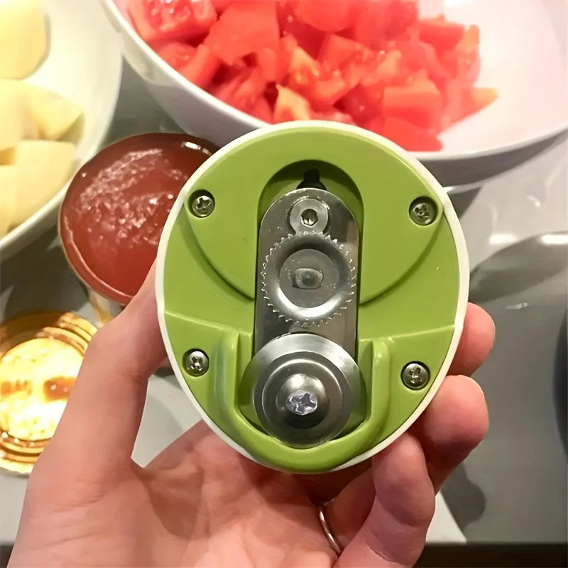 Portable Manual Can Opener – Adjustable Anti-Slip Stainless Steel Manual Can Opener Axl
