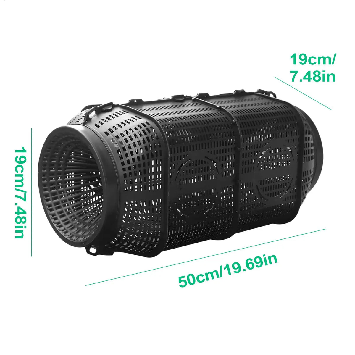 Portable Fish Trap Cage – Shrimp, Crab, Eel & Crayfish Net Fishing Trap Cage Axl
