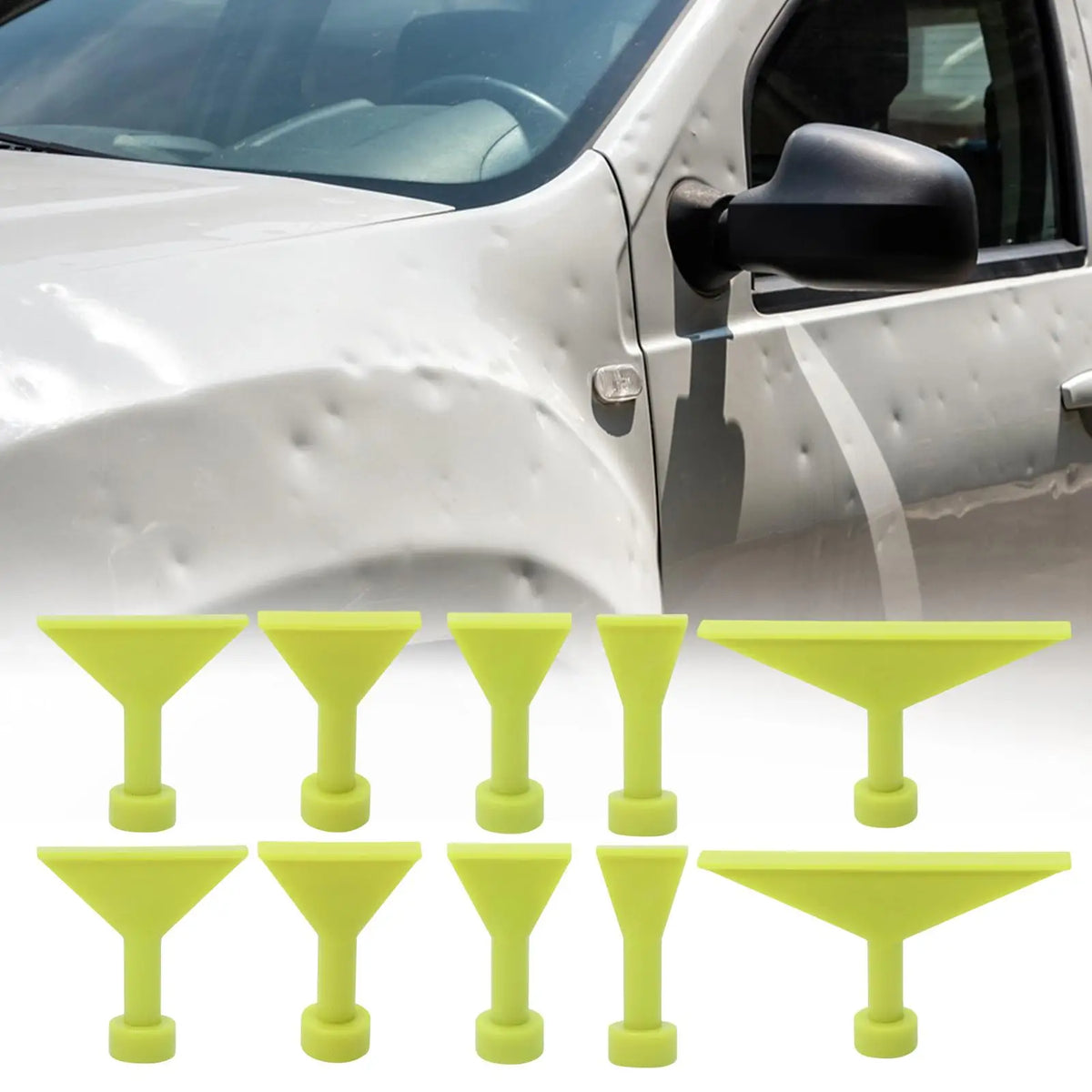 10-Pc Car Dent Puller Tabs | Paintless Dent Repair Kit Dent Repair Kit Axl