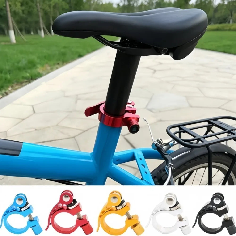 31.8mm Quick Release Bike Seatpost Clamp – Aluminum MTB Road Bike Seatpost Clamp Axl