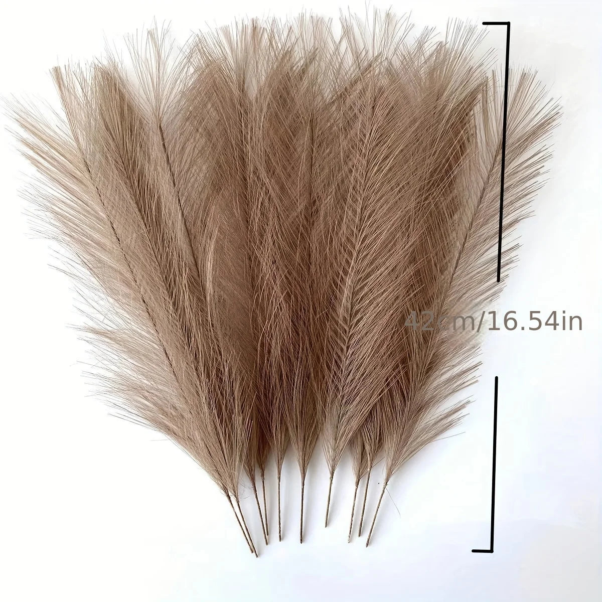 30-Pc Artificial Pampas Grass | No-Shed Boho Home Décor Artificial Flowers Axl