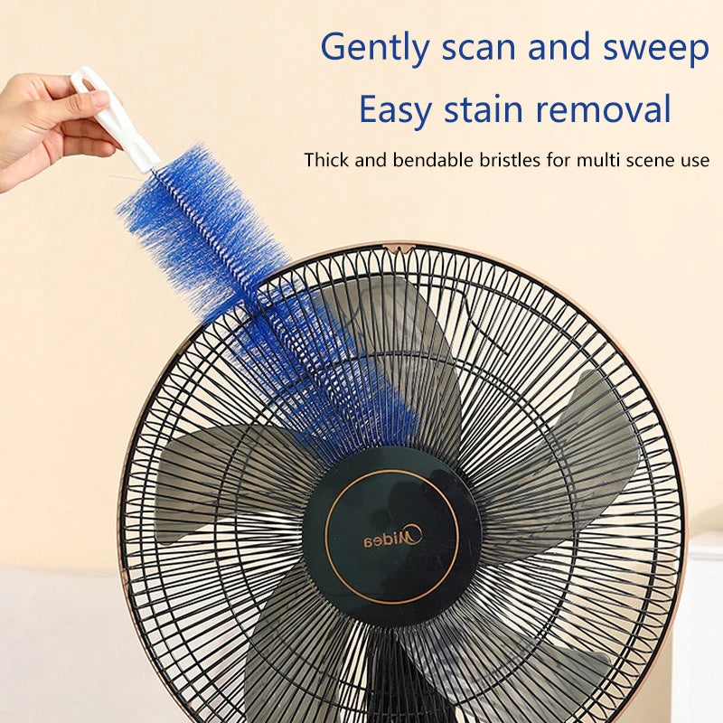 Bendable Microfiber Fan Duster Brush – AC, Shutters & Car Duster Cleaning Brush Axl