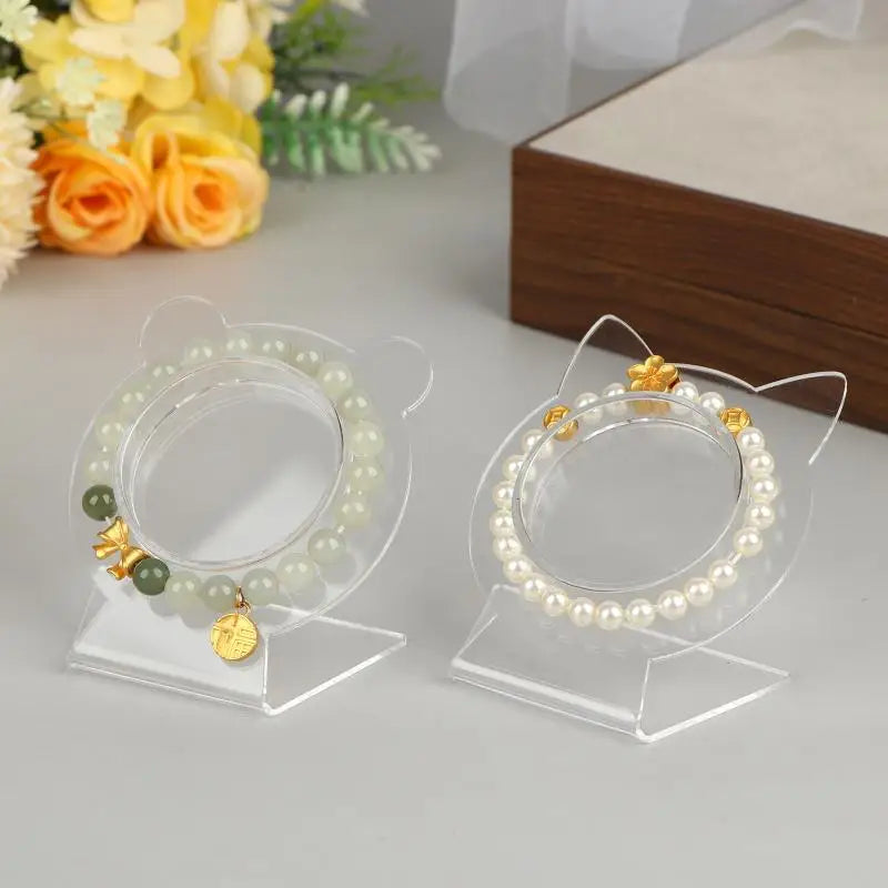 Acrylic Bangle Holder – 14-Bracelet Jewelry Display Stand Jewelry Display Stand Axl