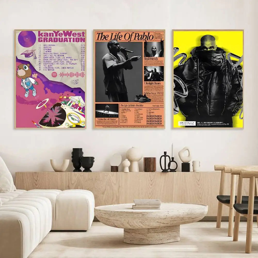 Hip-Hop Star HD Poster – Self-Adhesive Waterproof Wall Art Wall Art Poster Axl