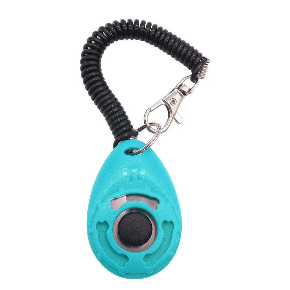 Pet Training Clicker with Wrist Strap – Dog & Cat 2-Pack Pet Training Clicker Axl Light blue