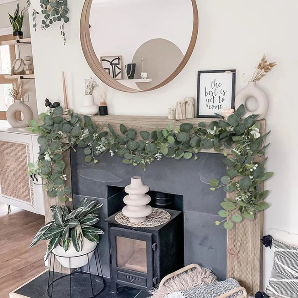 Artificial Green Leaf Vine – Wedding Arch & Wall Decor 175cm Artificial Vine Decor Axl