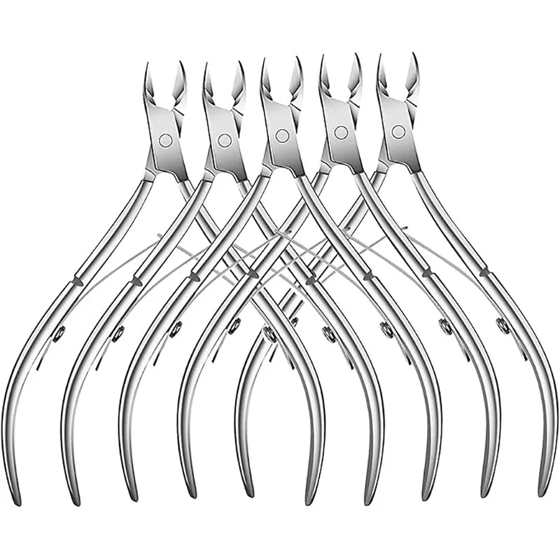 Professional Cuticle Scissors & Nail Keratin Layer Cutter Tool Cuticle Nail Tool Axl 5pcs