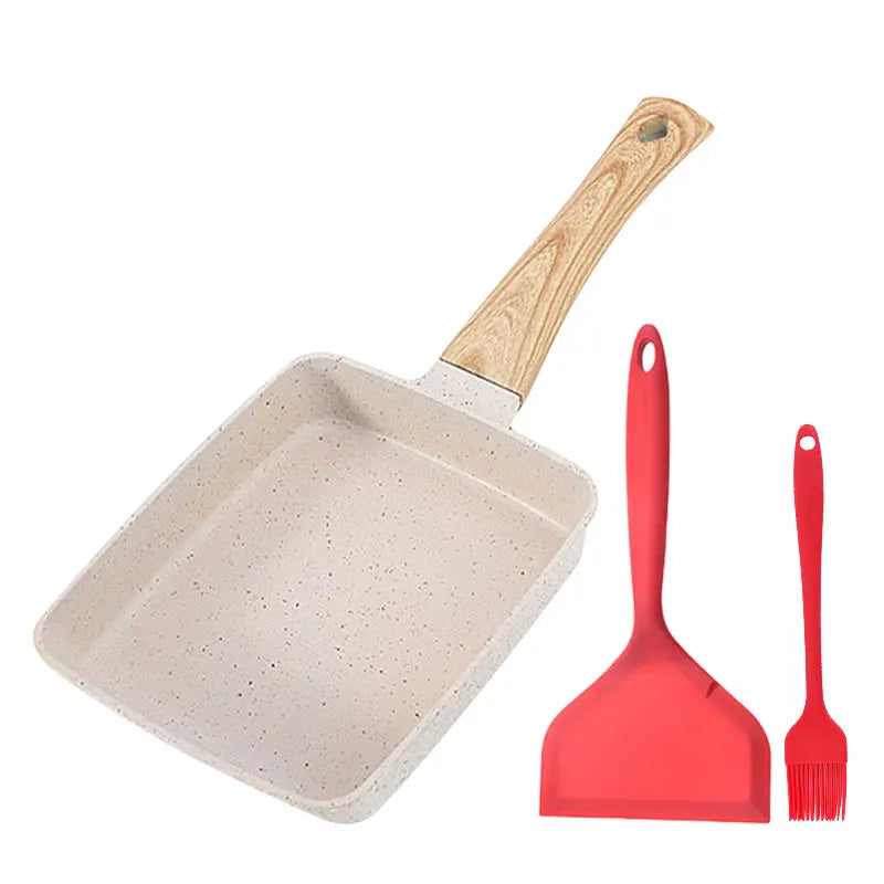 Nonstick Tamagoyaki Pan – Japanese Egg Roll Pan All Stoves Nonstick Omelette Pan Axl