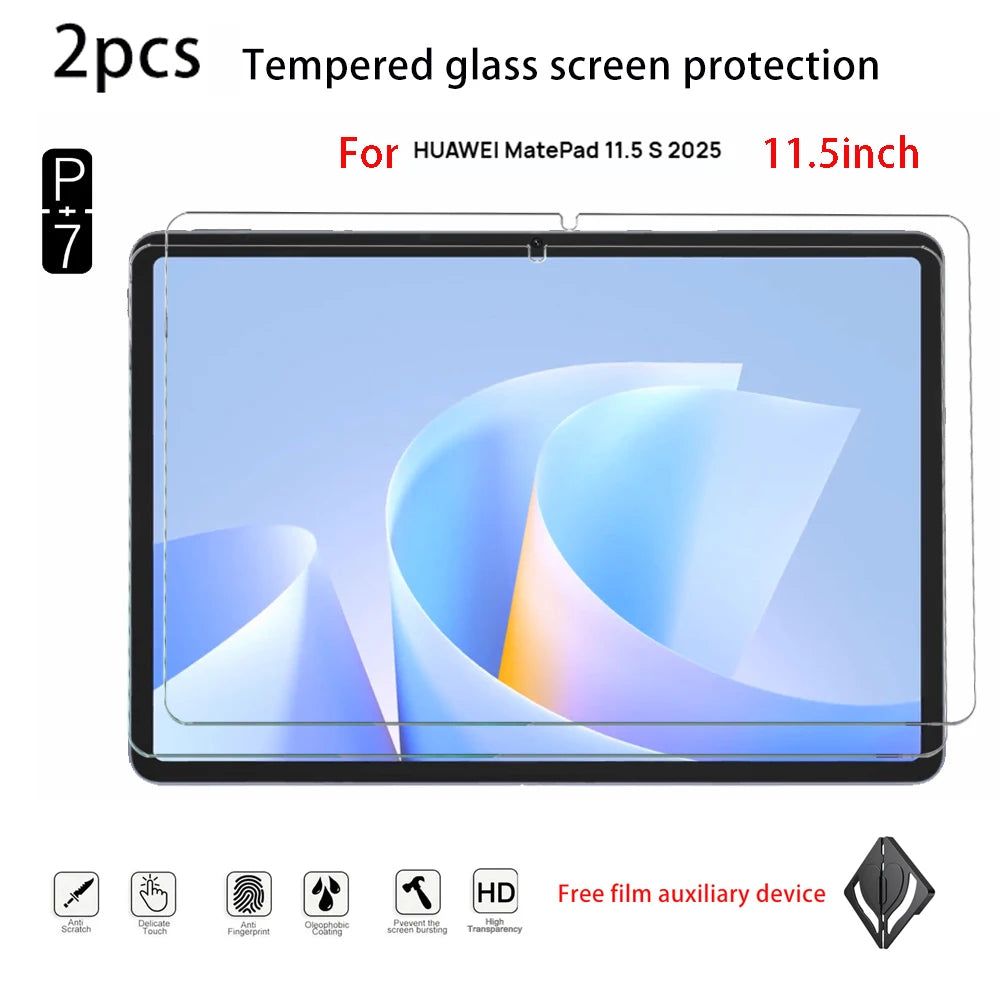 2-Pack Tempered Glass Screen Protector – Huawei MatePad 11.5s & Air Tablet Screen Protector Axl matepad 11.5s 2025