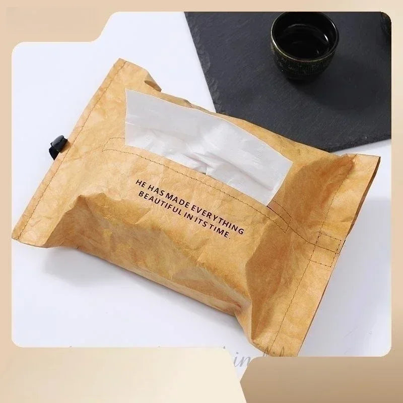 Microfiber Tissue Box Cover – Car & Home Tissue Holder Tissue Box Cover Axl
