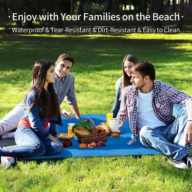 Waterproof Foldable Beach Blanket – Portable Outdoor Picnic Mat Outdoor Picnic Mat Axl