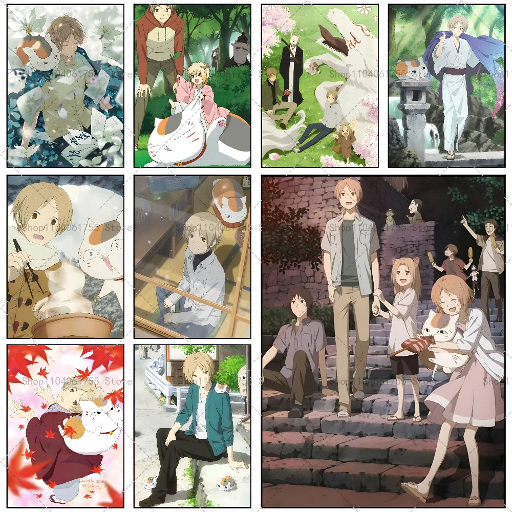 Natsume's Book of Friends Anime Poster | Waterproof Wall Sticker Anime Wall Poster Axl