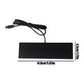 Portable Foldable Solar Panel 5W USB Type-C Outdoor Charger Portable Solar Charger Axl Black