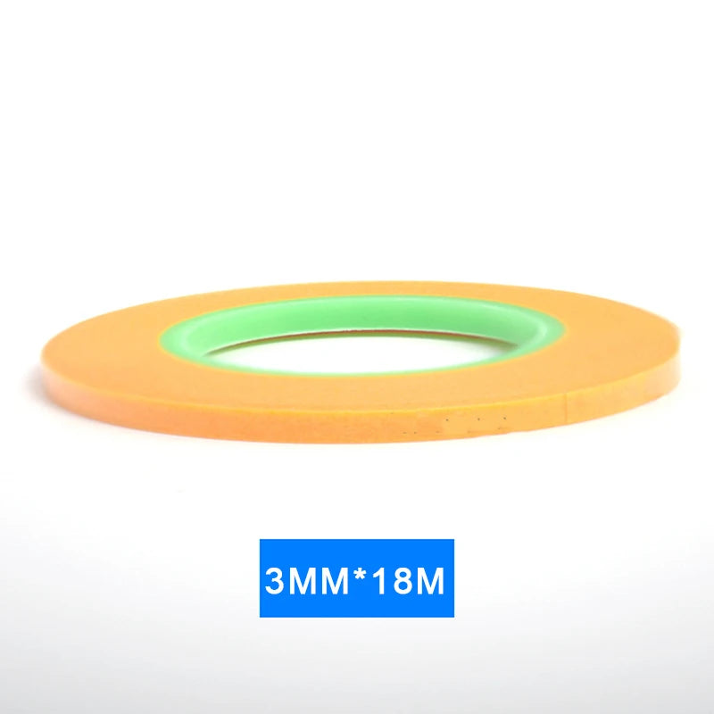 Ultra-Fine Model Masking Tape 1mm 2mm 3mm – 18m Roll Model Masking Tape Axl A3