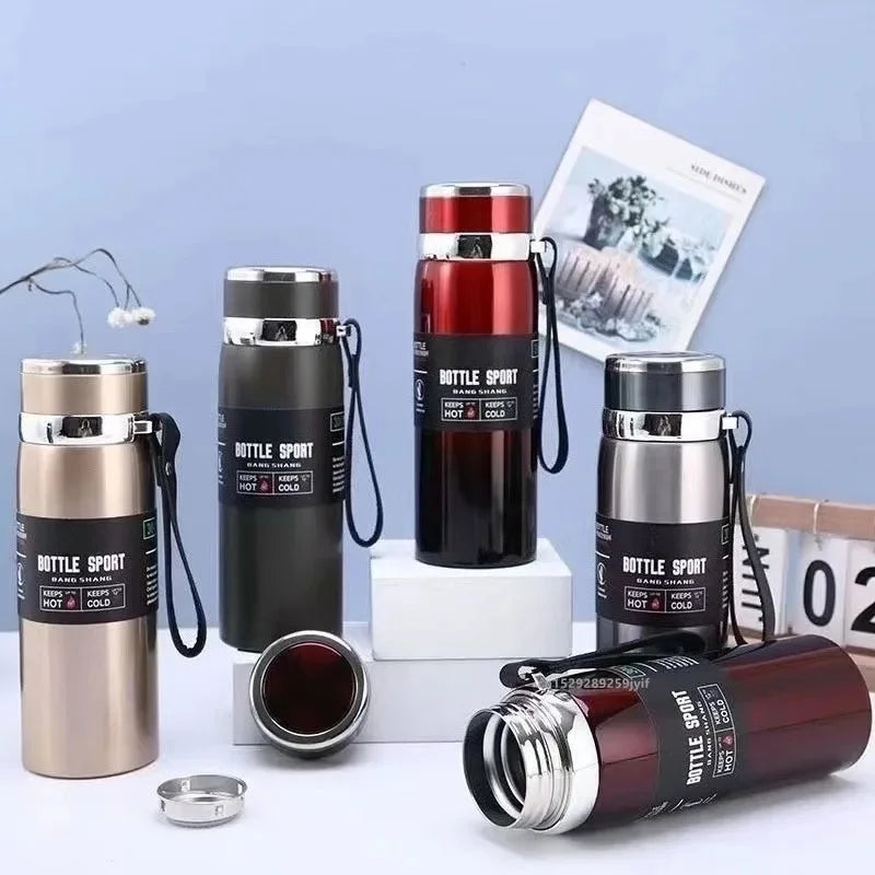 Stainless Steel Vacuum Flask 800ml 1000ml – BPA Free Thermal Bottle Vacuum Flask Thermos Axl