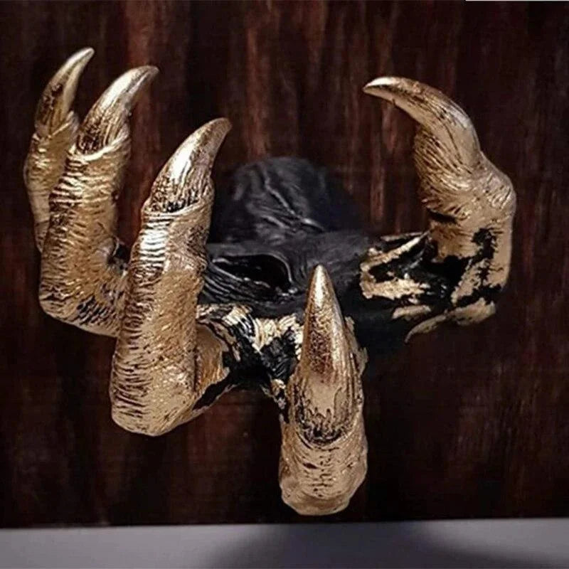 Witch Hand Wall Hanging Statue – Resin Art & Jewelry Rack Resin Wall Sculpture Axl