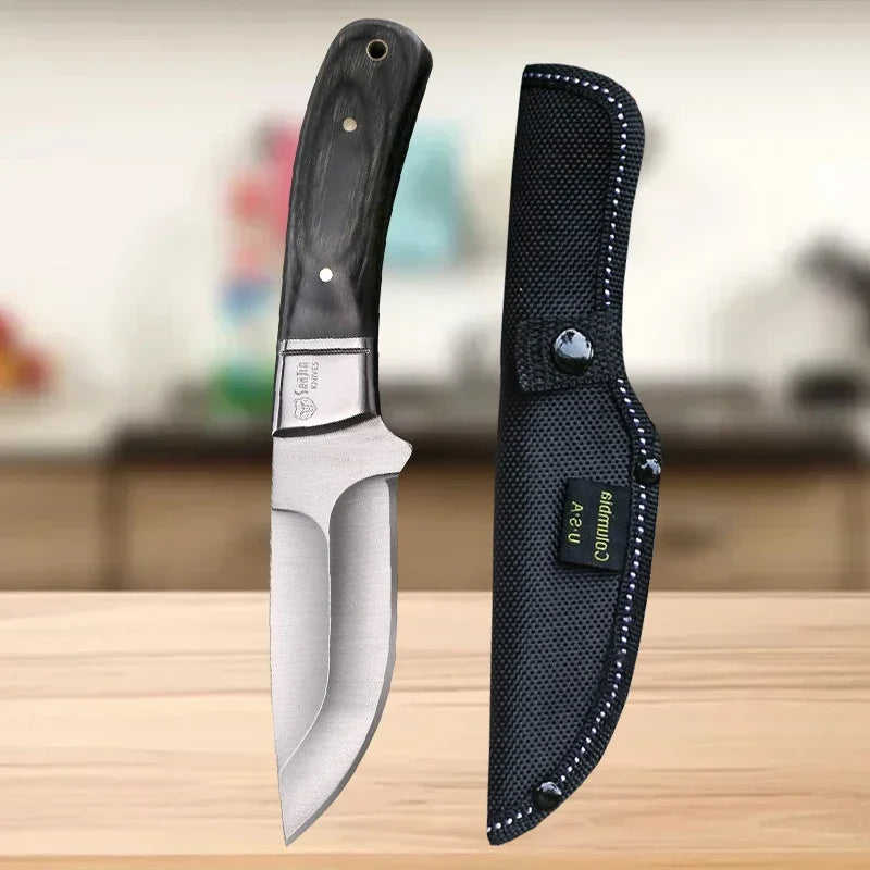 Stainless Steel Boning & Slicing Knife Set | Wood Handle Kitchen Knife Set Axl Knife C