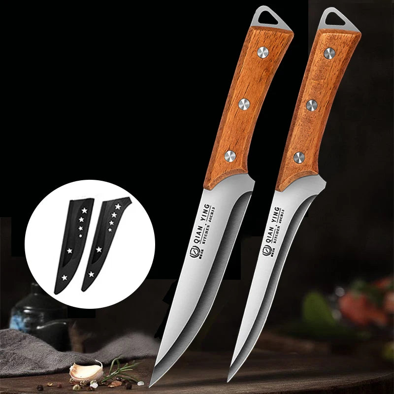 Professional Stainless Steel Boning Knife – High-Hardness Kitchen Boning Knife Axl 2pcs