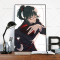 Jujutsu Kaisen Maki Zenin Anime Poster – Self-Adhesive Wall Art Anime Wall Poster Axl z2 50x70cm No Frame