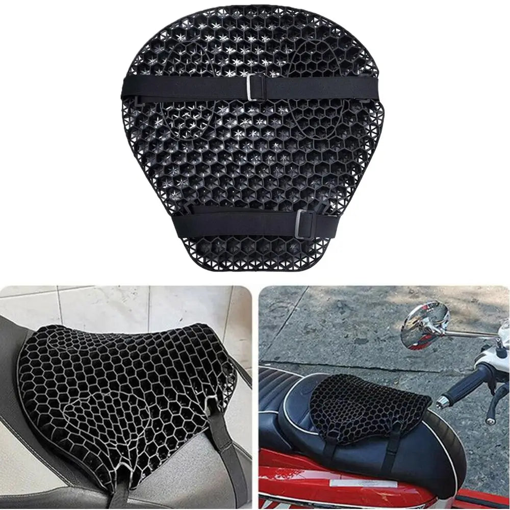 Gel Honeycomb Motorcycle Seat Cushion – Universal Fit Motorcycle Seat Cushion Axl