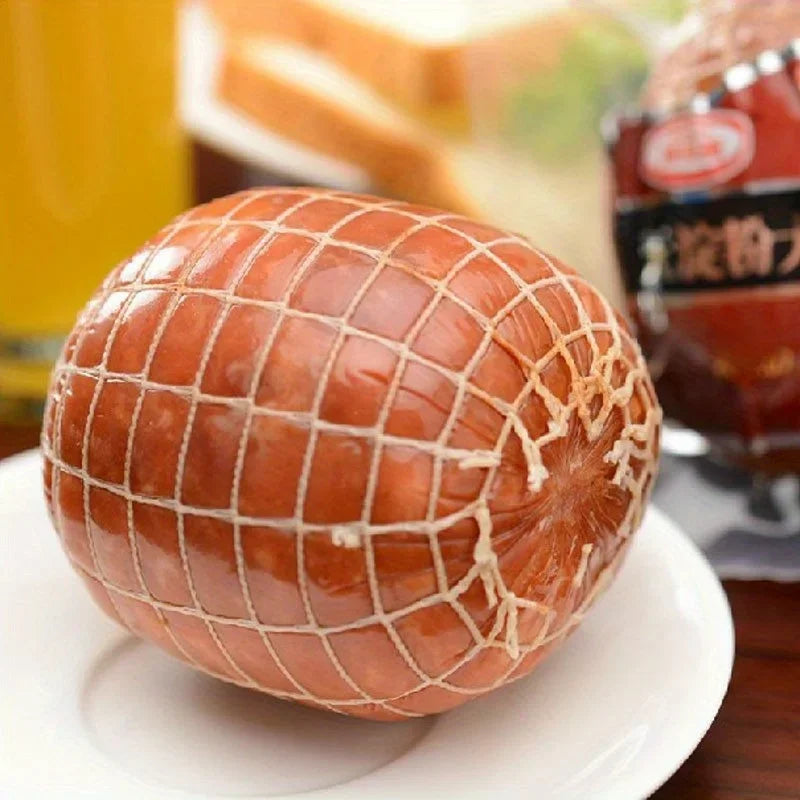 Elastic Meat Netting Roll for Beef, Ham & Sausage – White Meat Netting Roll Axl