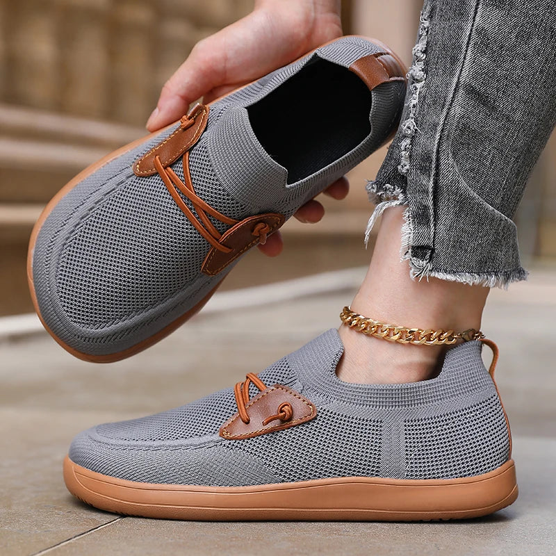 AZGB Women's Zero Drop Barefoot Sneakers – Wide Toe Mesh Shoe Barefoot Sneakers Axl
