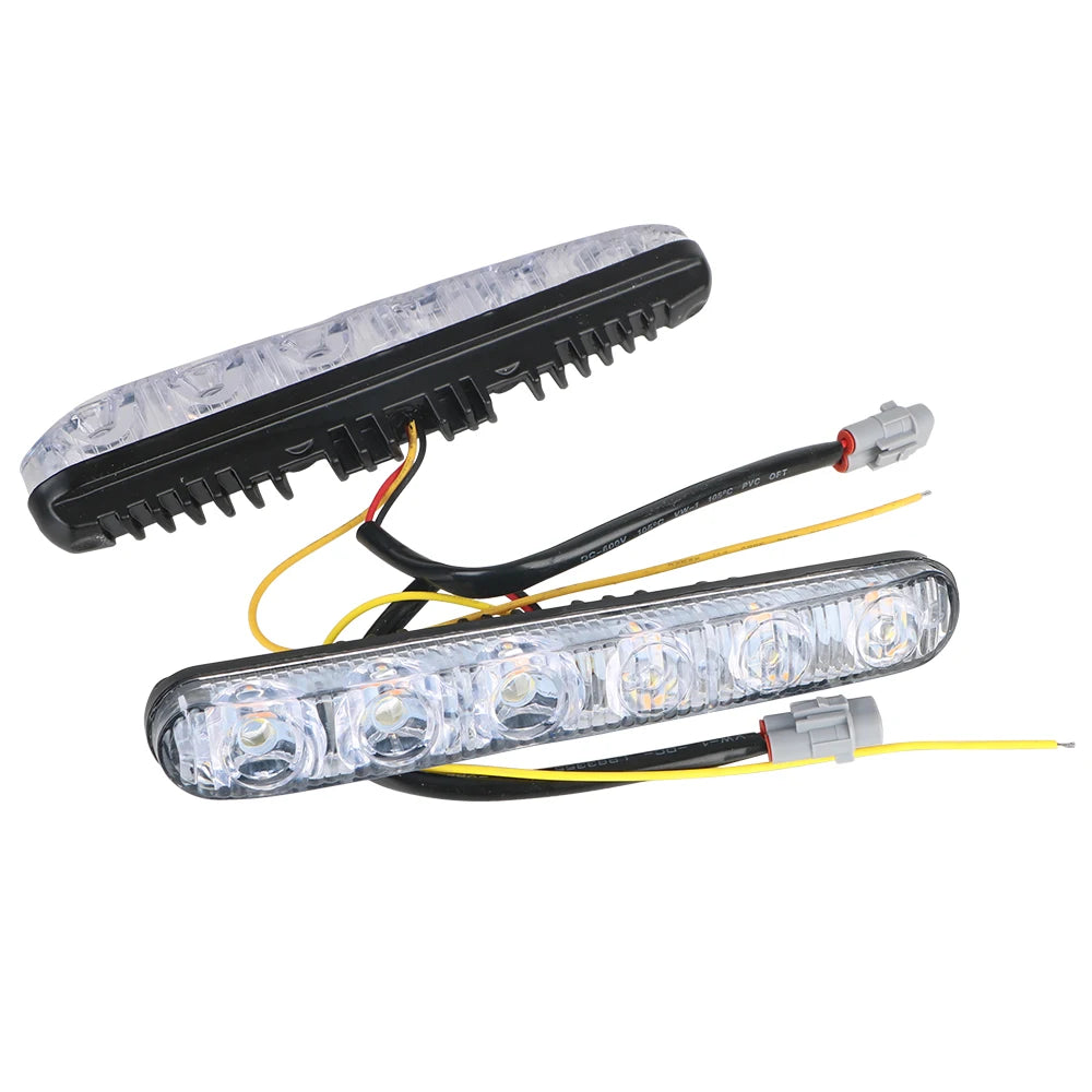 Universal DC 12V LED Daytime Running Lights with Turn Signal LED Daytime Running Lights Axl
