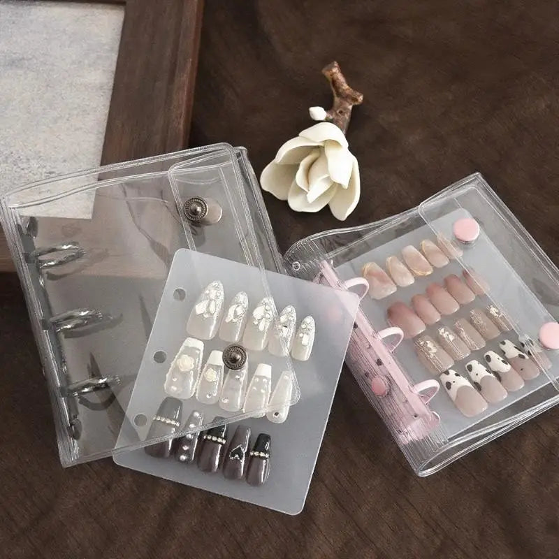 Fake Nail Storage Book – Display Board & DIY Album Organizer Nail Art Organizer Axl