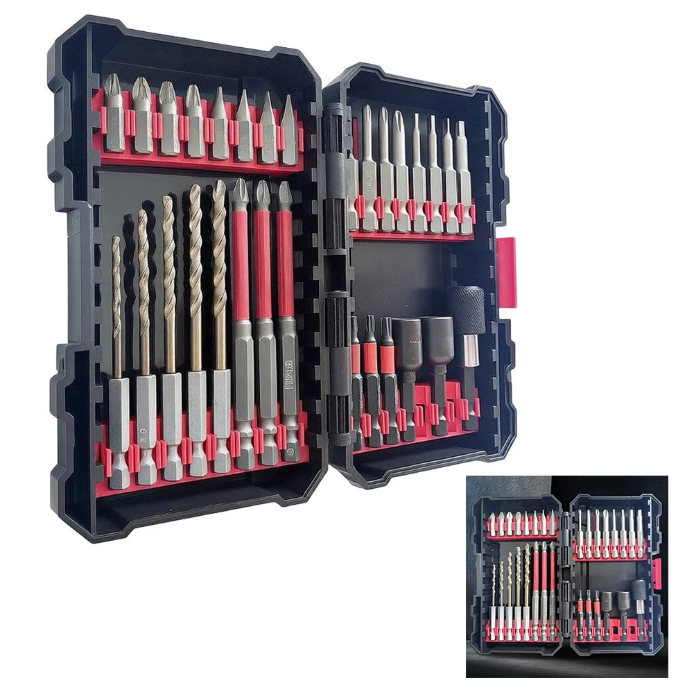 30-Pc Magnetic Screwdriver Bit Set – Anti-Slip Alloy Steel Kit Screwdriver Bit Set Axl
