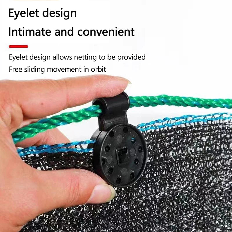 100 Pcs Shade Cloth Clips – Greenhouse Net Fixing Clamps Garden Net Clips Axl