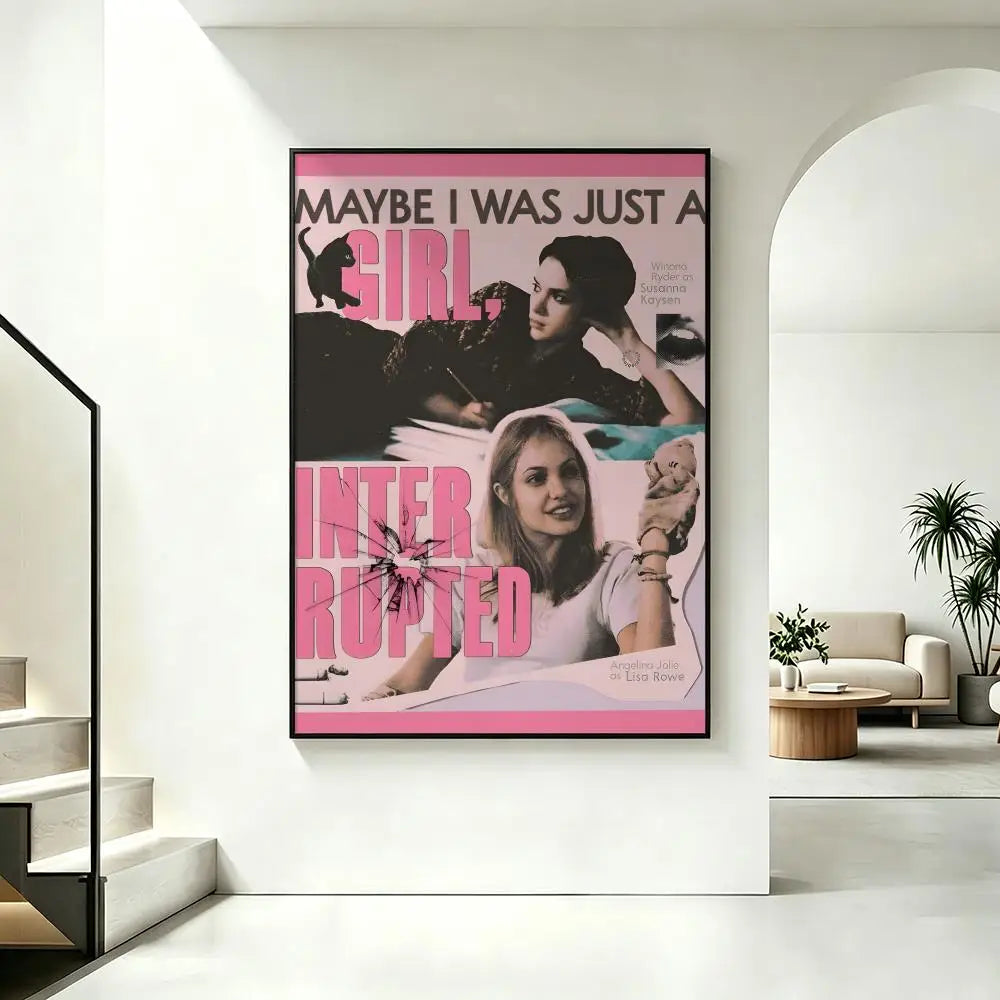 Girl Interrupted Movie Poster – HD Waterproof Wall Art Decor Movie Wall Poster Axl